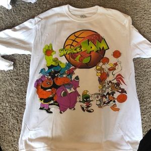 Long sleeve space jam shirt
